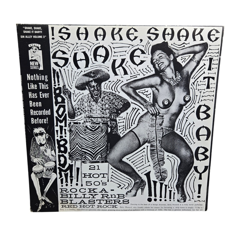 Shake Shake Shake It Baby Sin Alley Vol 3 Rockabilly Vinyl LP Cornball Tested